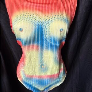 Colorful Abstract Women's Bodysuit
